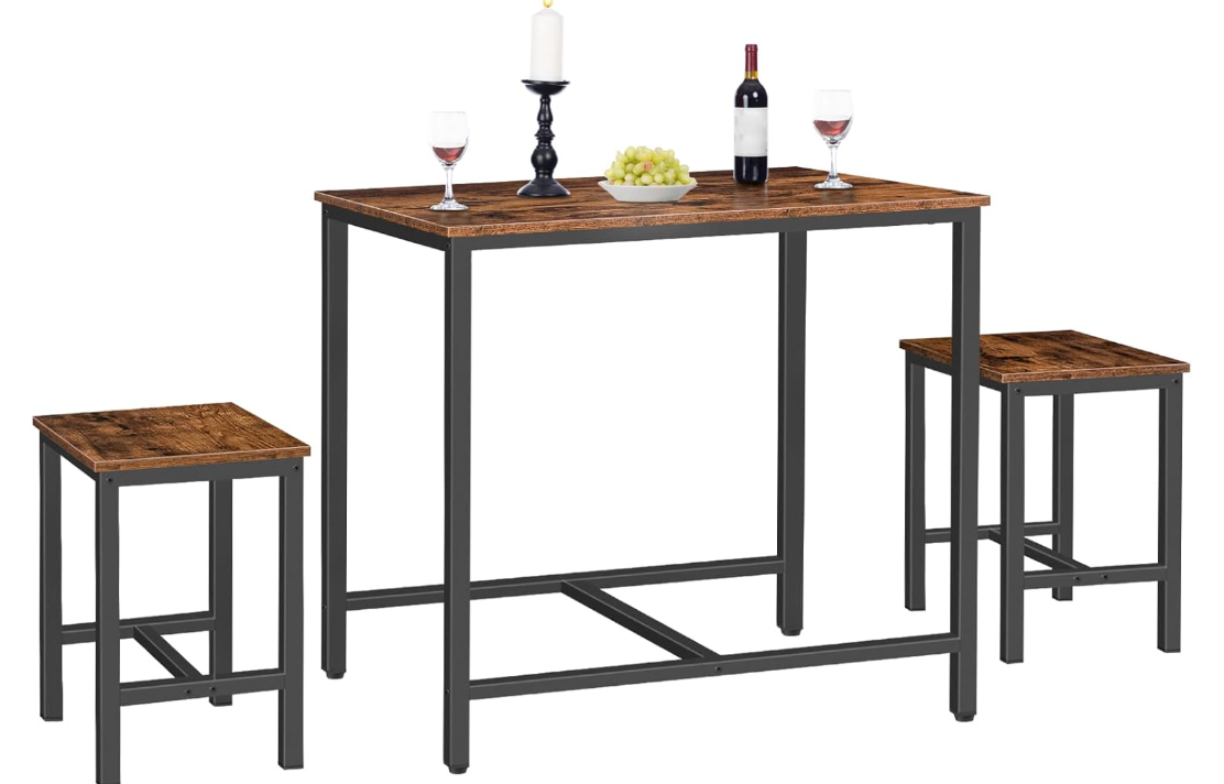 Personas con extensión continua de 119.9 cm a 160 cm, fácil montaje, mesas extensibles para espacios pequeños, comedor, cocina, sala de estar, nogal